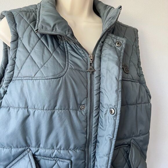 Lifted Research Group (LRG) Gray Puffer Vest Size Small - Picture 6 of 13